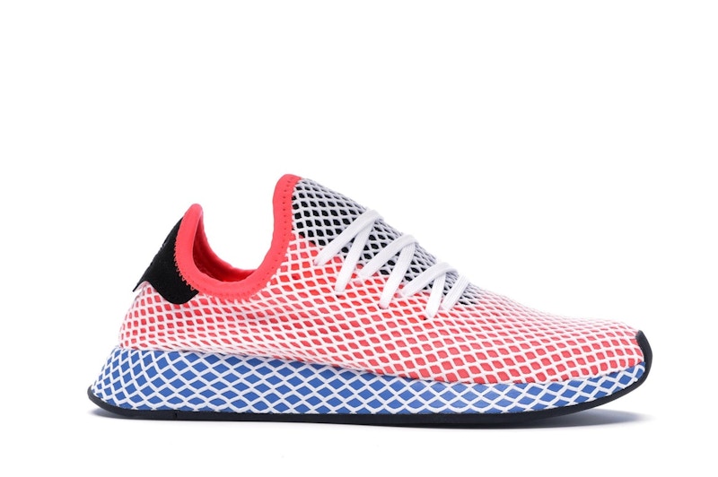 adidas Deerupt Solar Red Bluebird