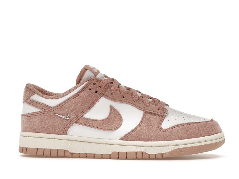 Nike Dunk Low Rose Whisper Gold Mini Swoosh (Women's)