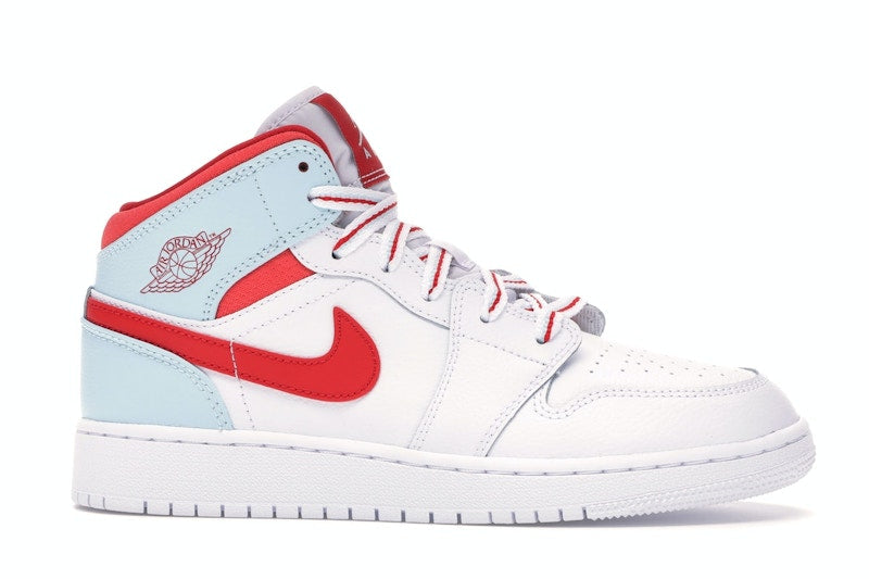 Jordan 1 Mid White Topaz Mist (GS)