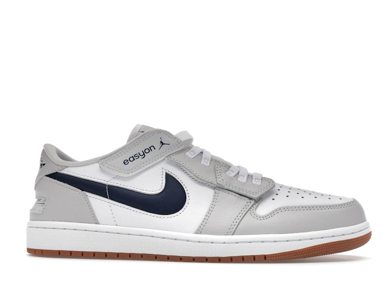 Jordan 1 Low EasyOn White Neutral Grey Gum Midnight Navy