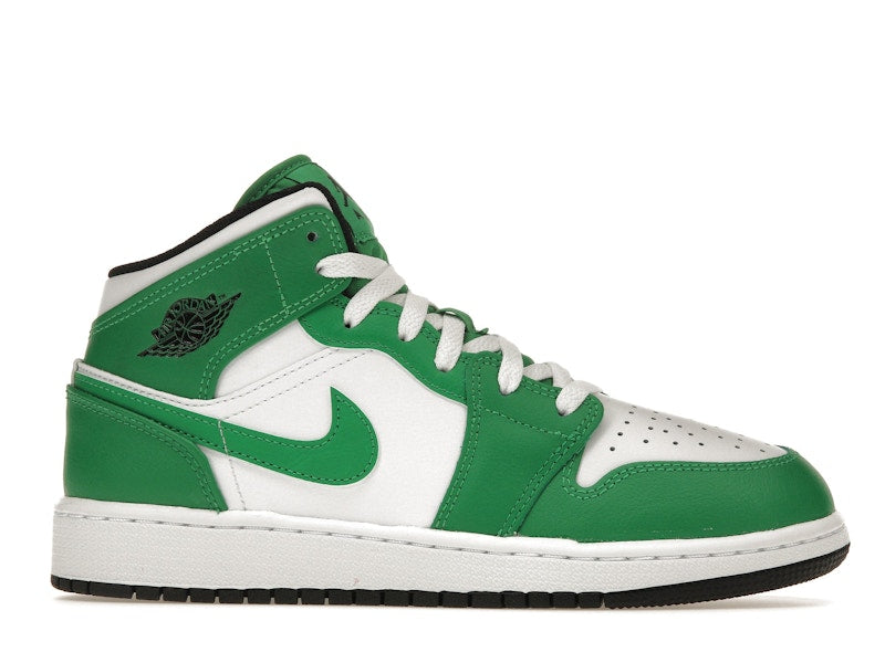 Jordan 1 Mid Lucky Green (GS)