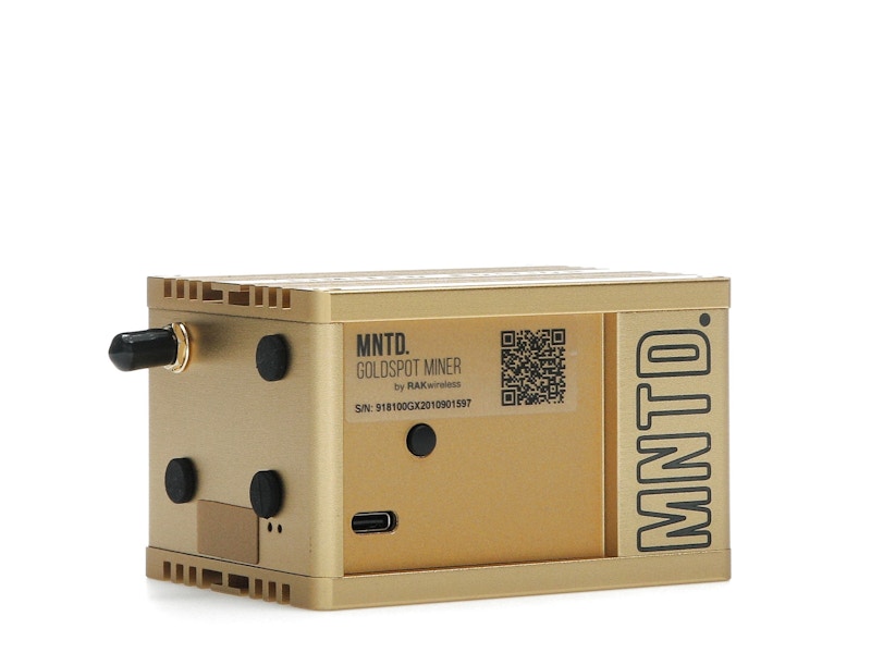 MNTD Helium Goldspot Miner (Limited Edition) 915 MHz US Plug
