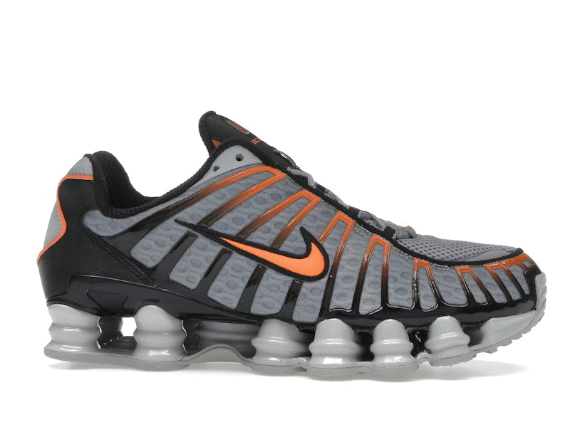 Nike Shox TL Light Smoke Grey Black Bright Mandarin