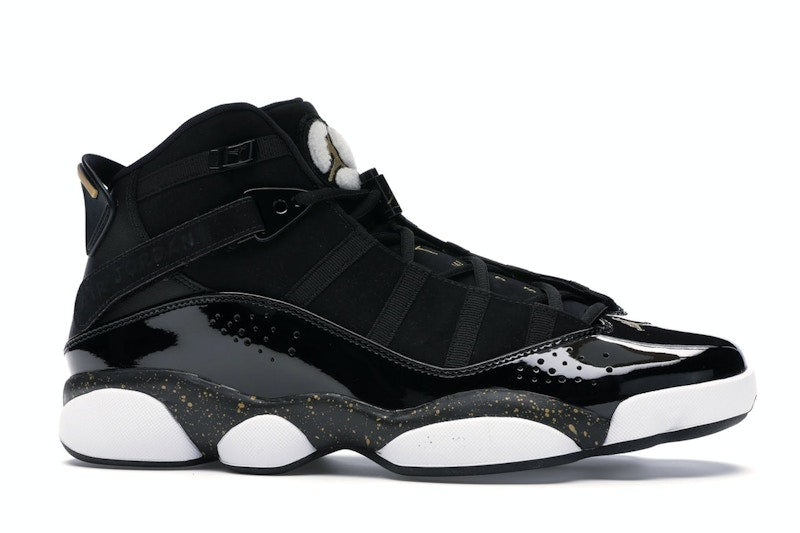 Jordan 6 Rings Black Metallic Gold White