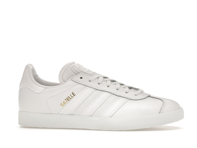 adidas Gazelle White/White-Gold Metallic