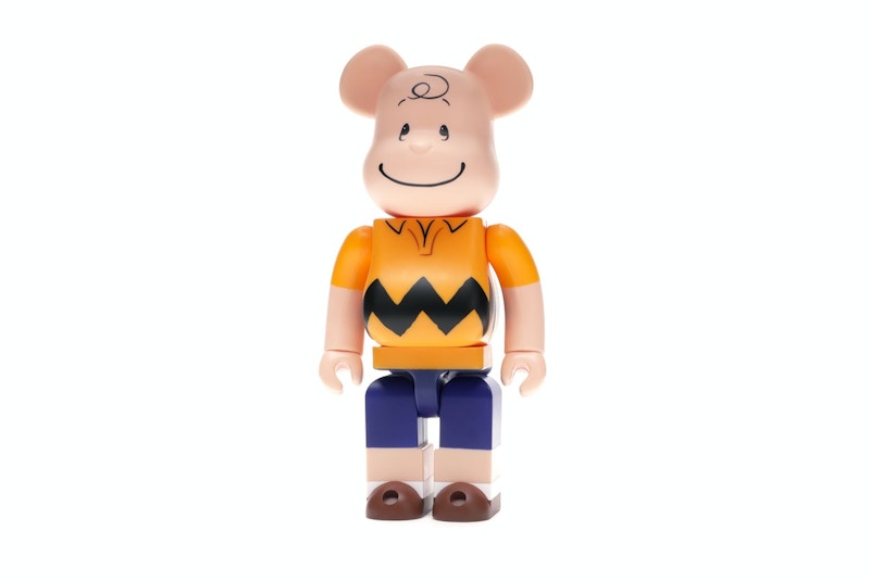 Bearbrick Charlie Brown 400% Yellow