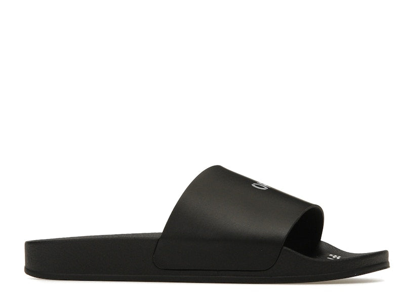 OFF-WHITE Pool Slides Black White (Women's) (SS22)