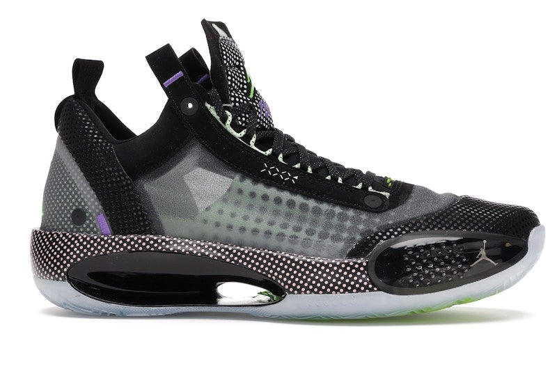 Jordan XXXIV Low Black Vapor Green Bleached Coral