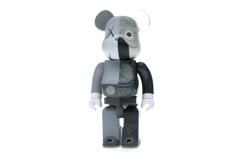 KAWS Bearbrick Dissected 400% Grey