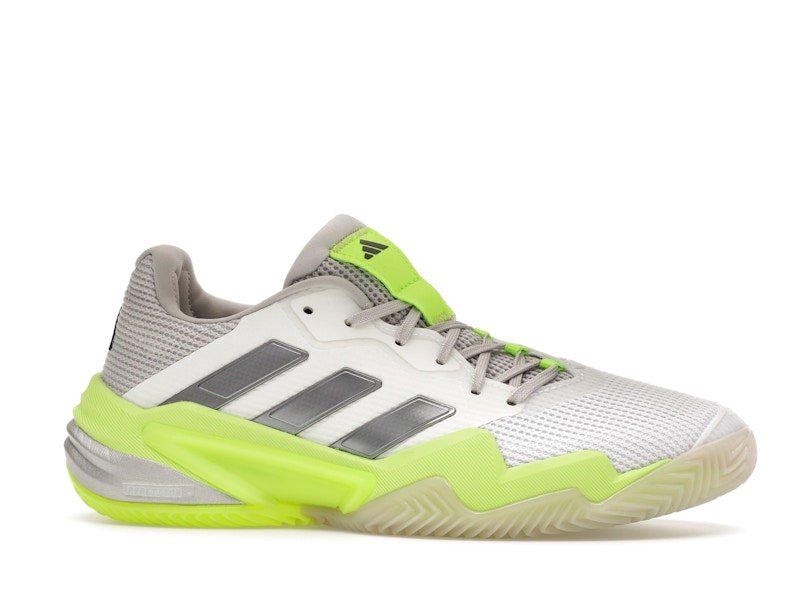adidas Barricade 13 Clay Cloud White Iron Metallic Lucid Lemon (Women's)