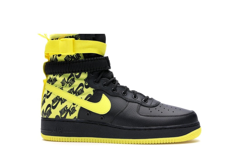 Nike SF Air Force 1 High Black Dynamic Yellow