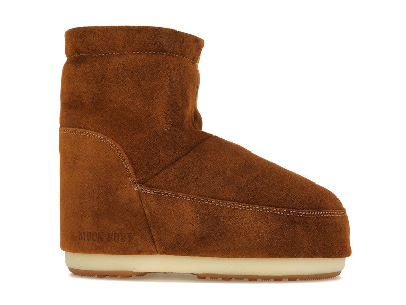 Moon Boot No Lace Suede Boot Tan