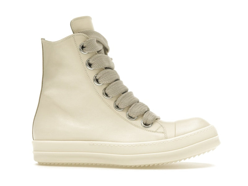 Rick Owens Lido High Sneaks Jumbo Laced Milk