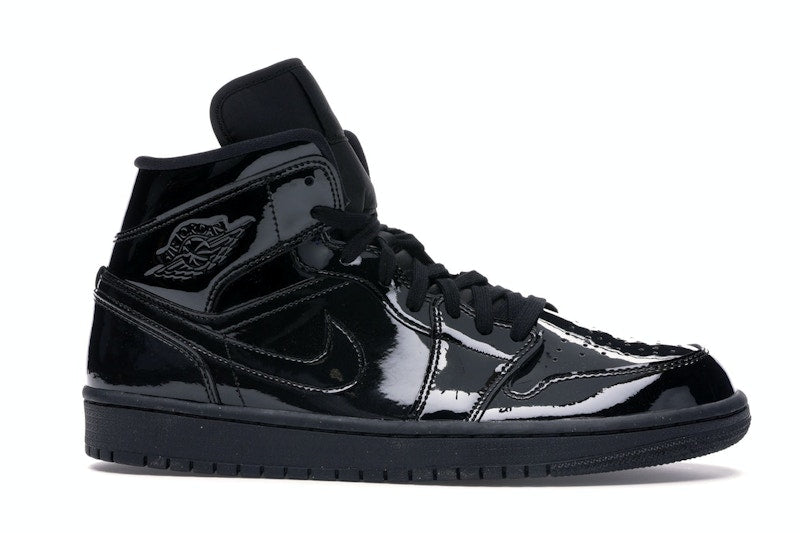 Jordan 1 Mid SE Triple Black Patent (Women's)