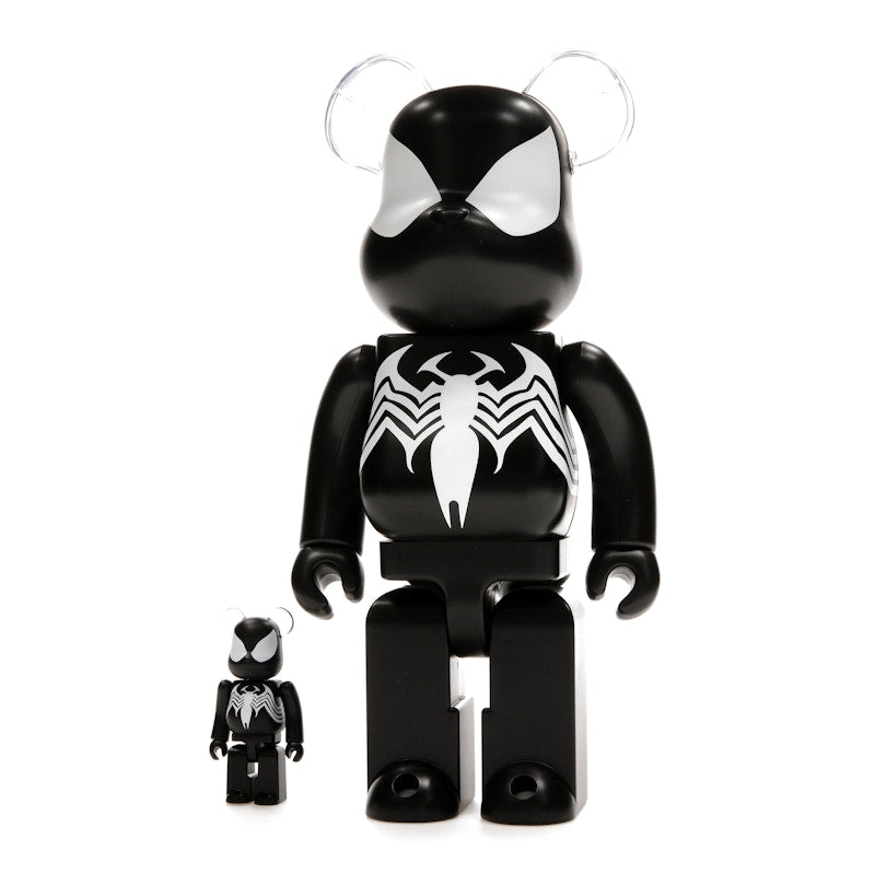 Bearbrick x Marvel Spider-Man Black Costume 100% & 400% Set