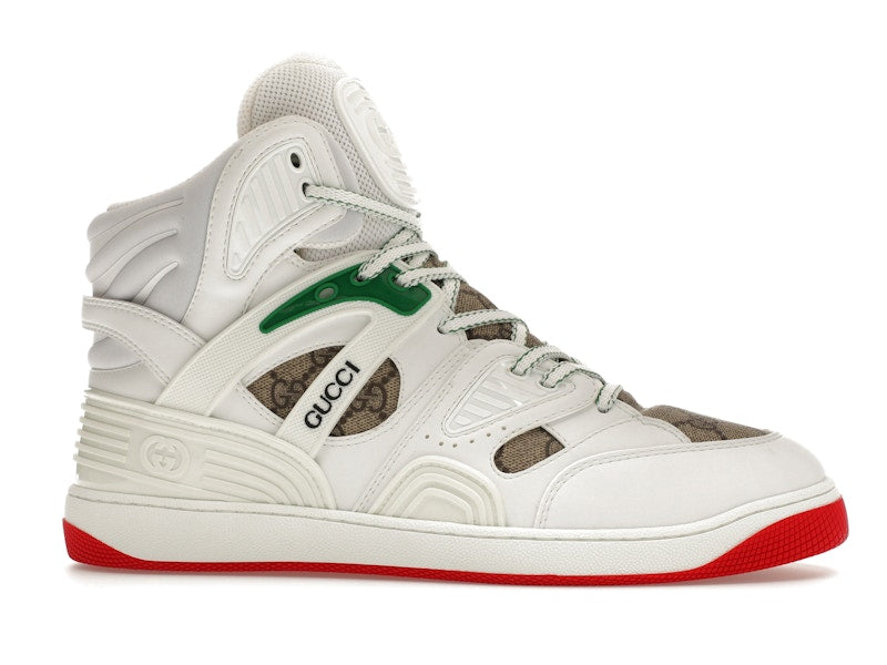 Gucci Basket White Demetra Red