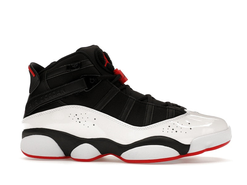 Jordan 6 Rings Black White Varsity Red