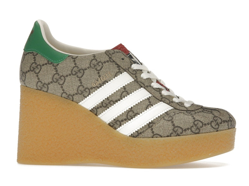 adidas x Gucci Gazelle Wedge Beige GG Monogram (Women's)
