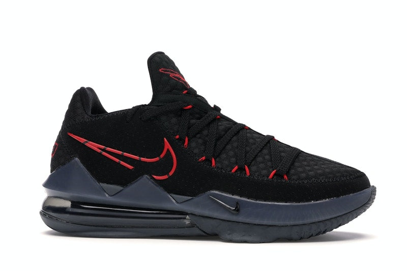 Nike LeBron 17 Low Black Red Dark Grey