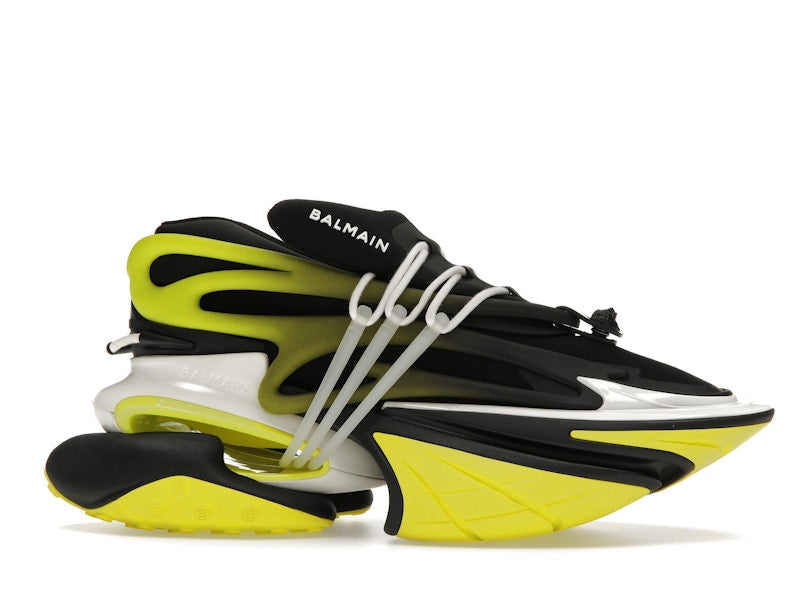 Balmain Unicorn Low-Top Black Yellow