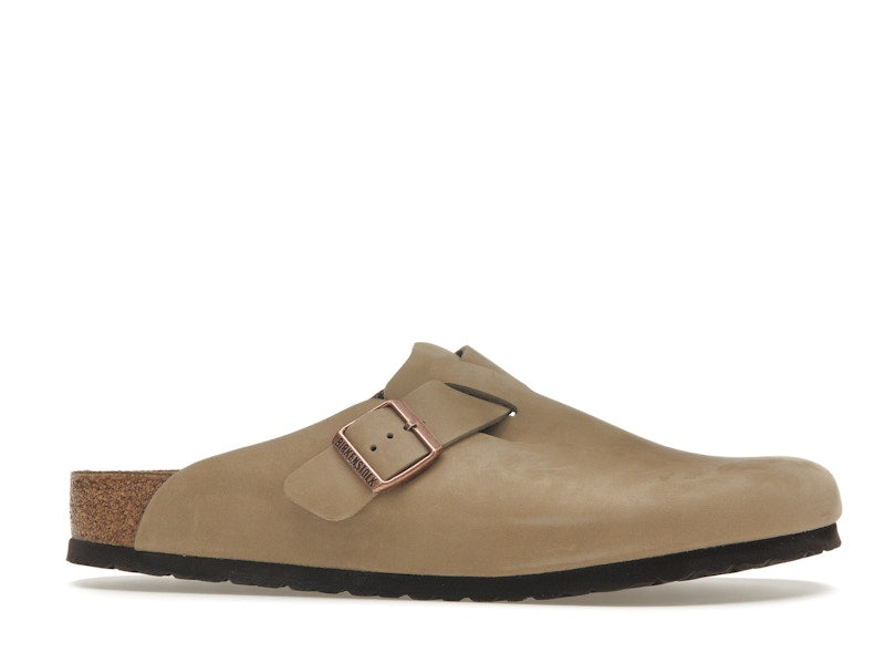 Birkenstock Boston Oiled Leather Tobacco Brown