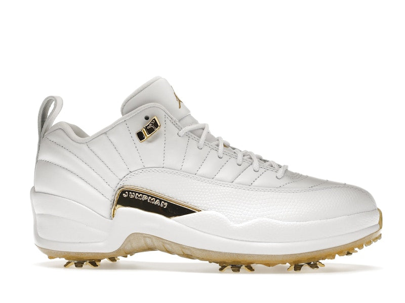 Jordan 12 Golf Metallic Gold