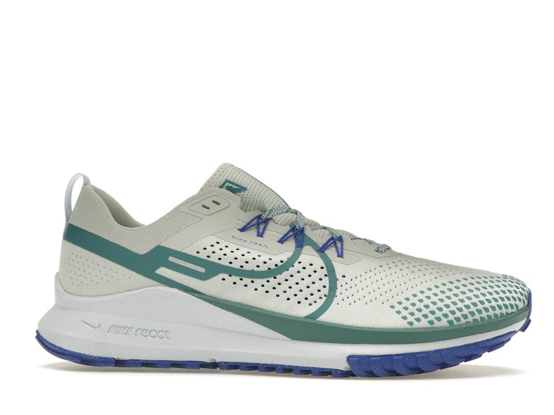 Nike React Pegasus Trail 4 Light Silver Racer Blue Football Grey Mineral Teal