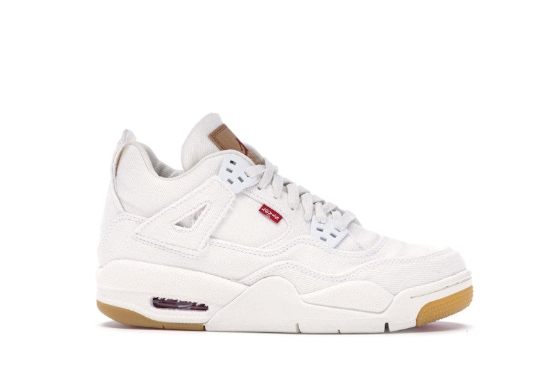 Jordan 4 Retro Levi's White (GS) (Levi's Tag)
