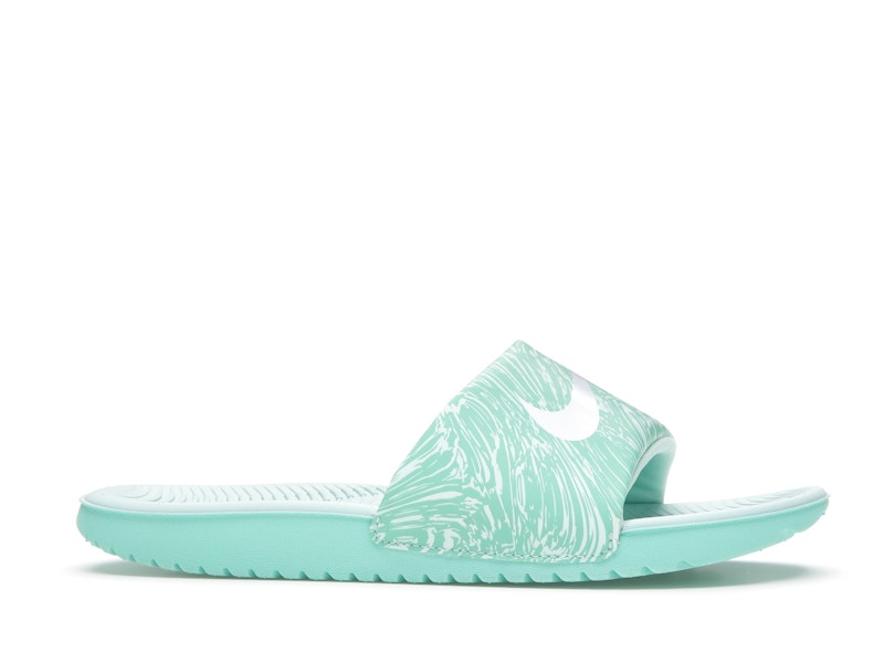 Nike Kawa Slide Print Emerald Rise (GS)