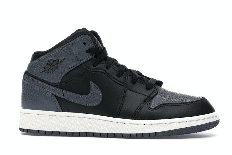 Jordan 1 Mid Black Dark Grey (GS)