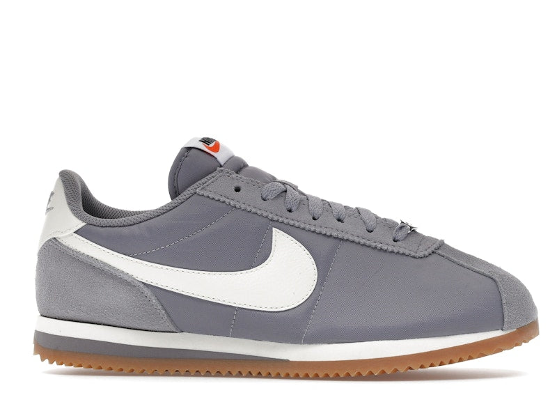 Nike Cortez Textile Cement Grey Gum Light Brown Safety Orange Sail (Women's)