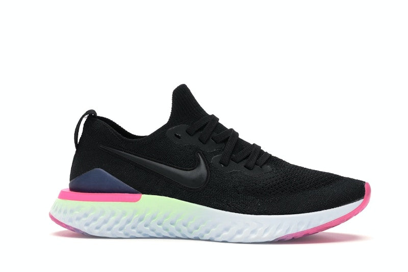 Nike Epic React Flyknit 2 Black Sapphire Hyper Pink (Women's)