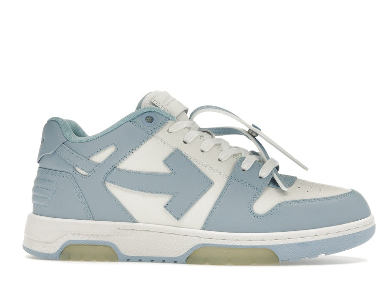 Off-White Out Of Office Calf Leather White Baby Blue