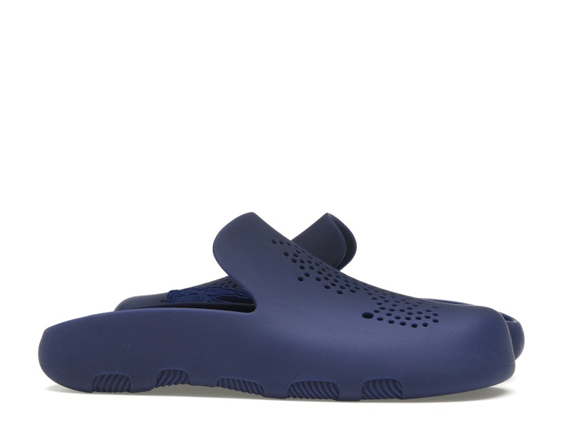 Burberry Stingray Perforated Slides Blue