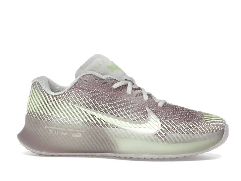 Nike Court Air Zoom Vapor 11 Premium HC Phantom Platinum Violet Barely Volt (Women's)