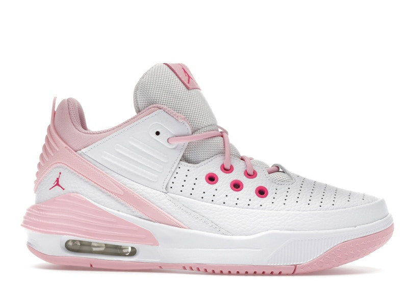 Jordan Max Aura 5 White Fierce Pink Medium Soft Pink (GS)