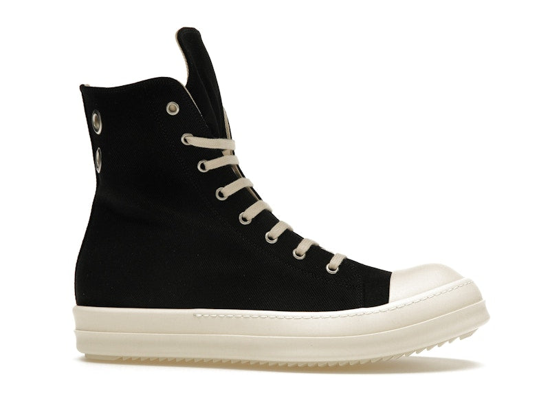 Rick Owens DRKSHDW High Top Black Milk