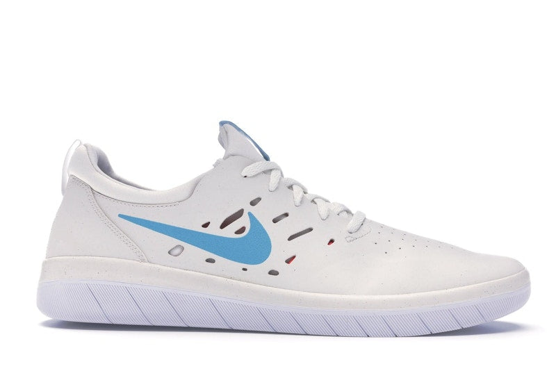 Nike SB Nyjah Summit White Light Blue Fury