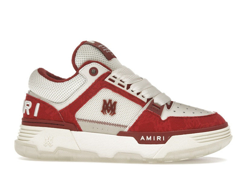 AMIRI MA-1 Deep Red Quad Monogram Print
