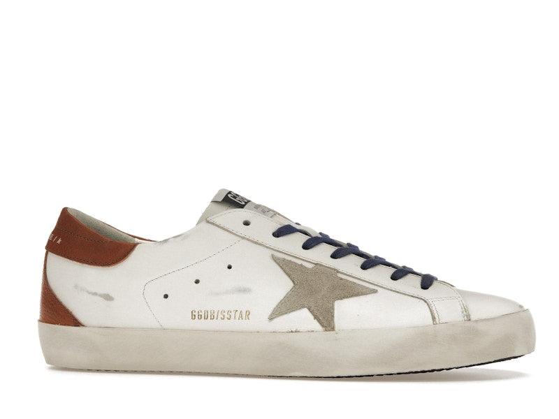 Golden Goose Super-Star White Ice Brown Blue