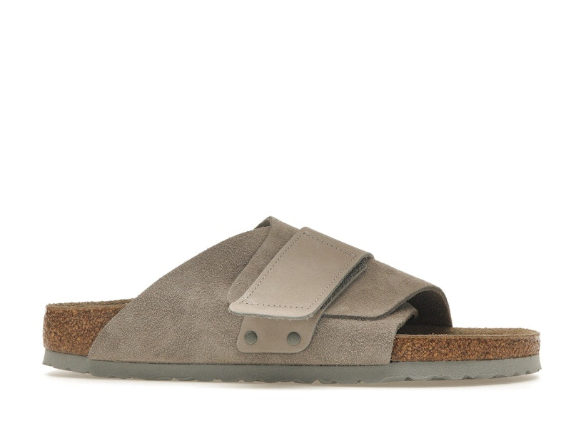 Birkenstock Kyoto Nubuck Suede Stone Coin