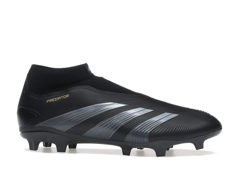 adidas Predator League Laceless FG Core Black Carbon Gold Metallic