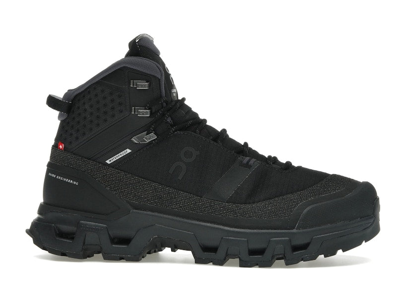 On Running Cloudrock Trek Waterproof Black