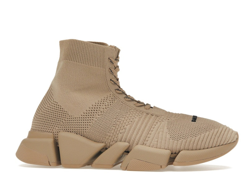 Balenciaga Speed 2.0 Lace Up Beige