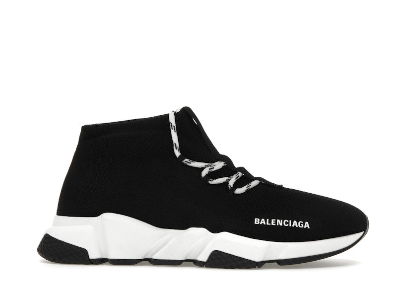 Balenciaga Speed Lace Up Black White (Women's)