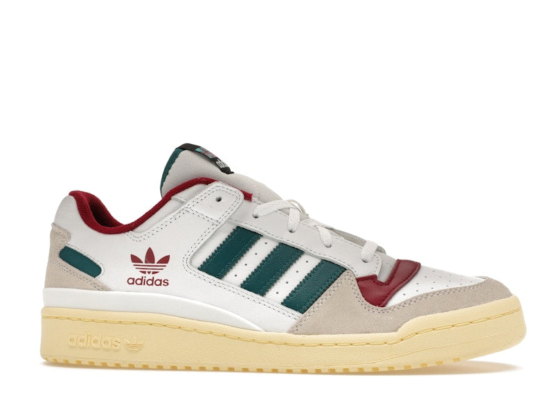 adidas Forum Low White Teal Burgundy