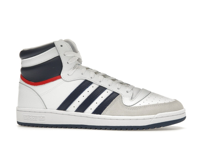 adidas Top Ten Hi White Navy Red