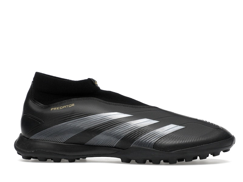 adidas Predator League Laceless Turf Core Black Carbon Gold Metallic