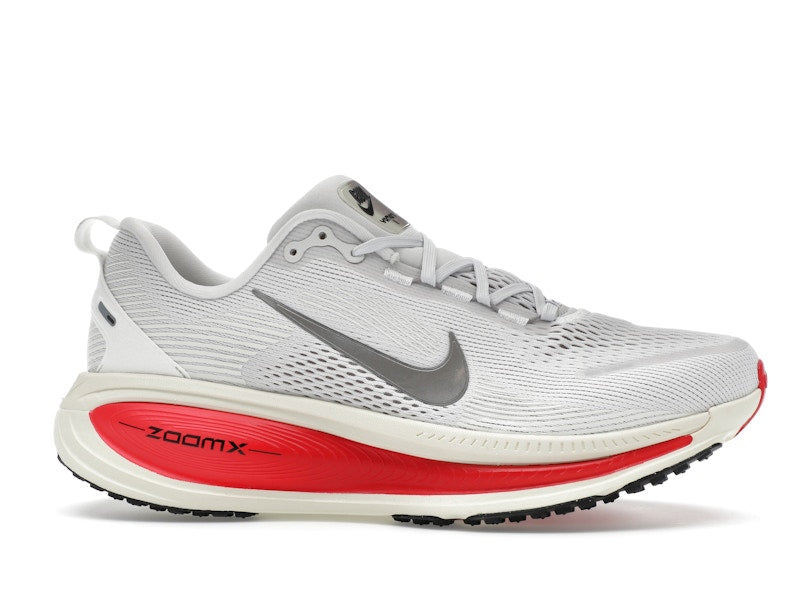 Nike Vomero 18 Platinum Tint Siren Red Light Smoke Grey Metallic Pewter