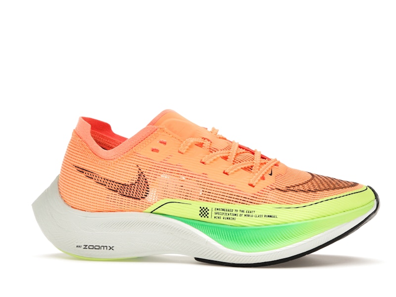 Nike ZoomX Vaporfly Next% 2 Peach Cream Green Shock (Women's)